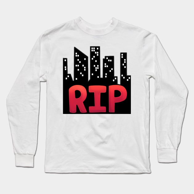 RIP CITY Long Sleeve T-Shirt by Bluddshed